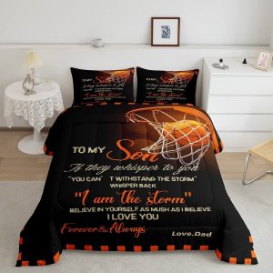To My Son To My Son If They Whisper To You You Can’t Withstand The Storm Whisper Back Bedding Set