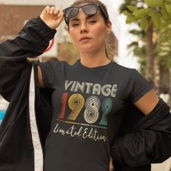 1982 Limited Edition 40th Birthday Vintage T Shirt 3