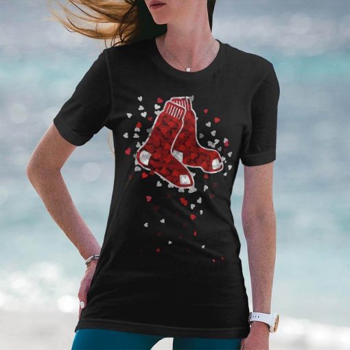 Red Sox Heart, Boston Red Sox T-Shirt For Women
