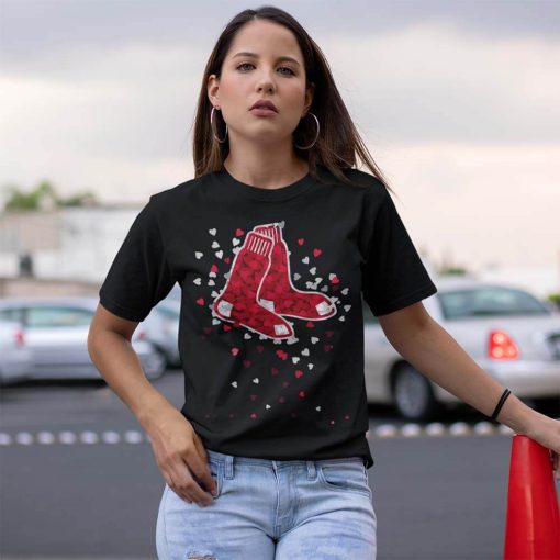 Red Sox Heart, Boston Red Sox T-Shirt For Women