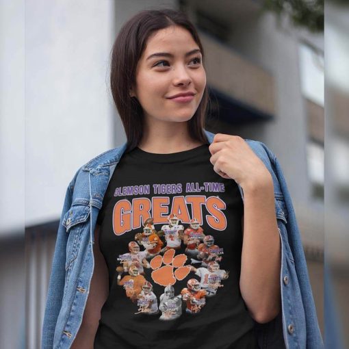 Clemson Tigers All Time Greats T-Shirt For Clemson Fan