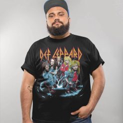Def Leppard Band, 80s Rock Band T-Shirt