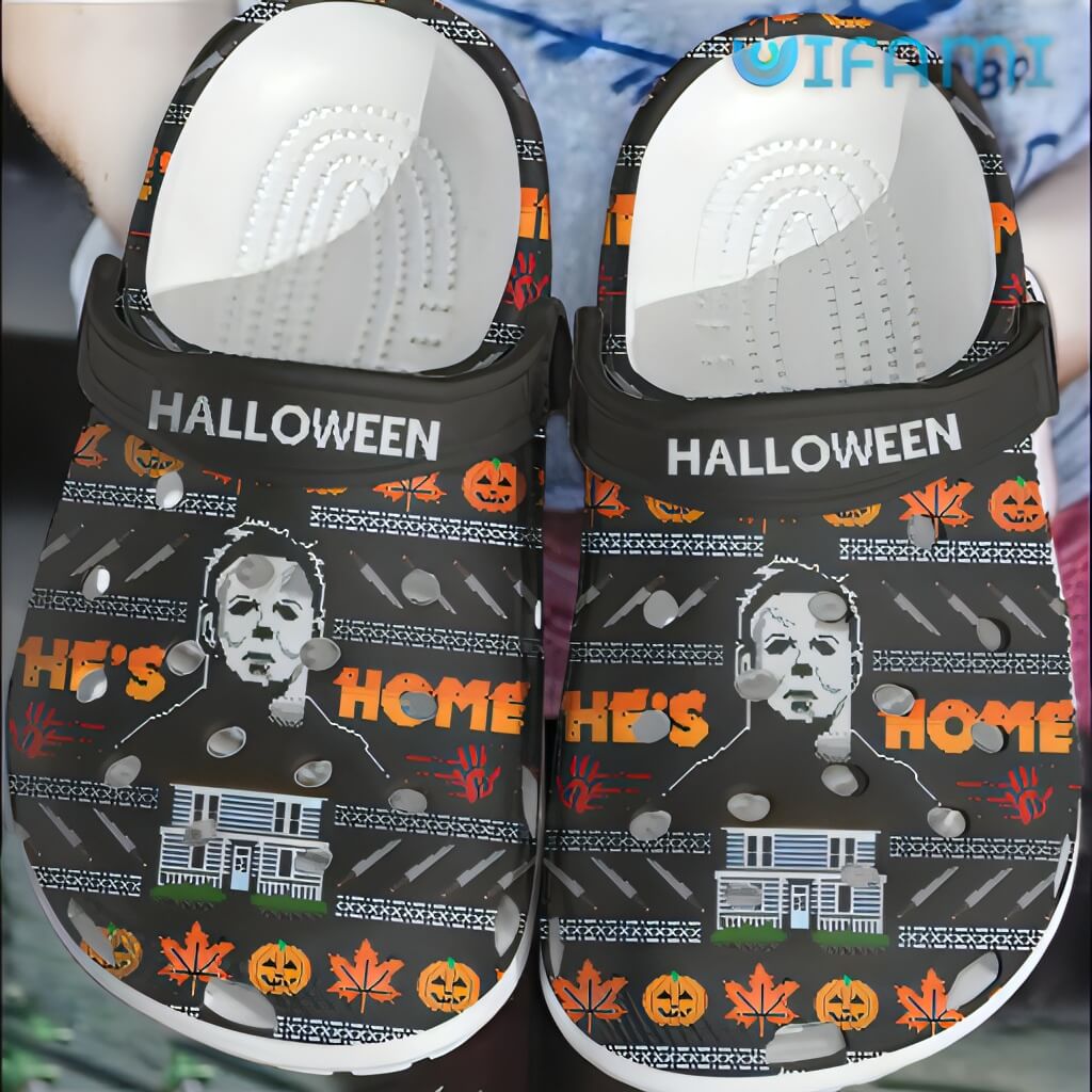 Halloween Hes Home Michael Myers Crocs 1