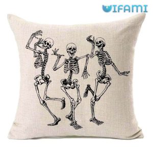 Halloween Skeleton Pillows Funny Square Pillow Gifts