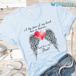 Memorial Gift For Loss of Father T Shirt For Women 4