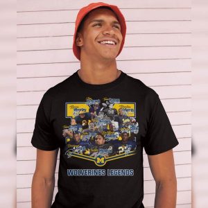 Michigan Wolverines Football Legends T-Shirt For Wolverines Fan