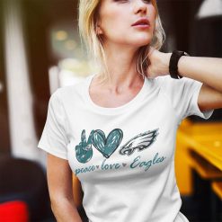 Peace Love Philadelphia Eagles Shirt 2