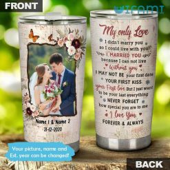 Personalized Wedding Anniversary Gifts For Couples My Only Love Tumbler 4