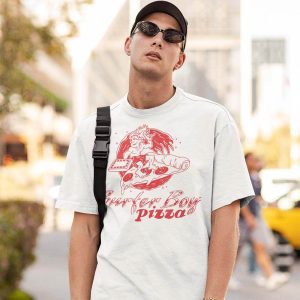 Stranger Things 4 Surfer Boy Pizza Employee T-Shirt