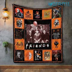 Friends Michael Myers Freddy Krueger Jason Voorhees It Hannibal Billy The Puppet Blanket For Horror Movie Fans