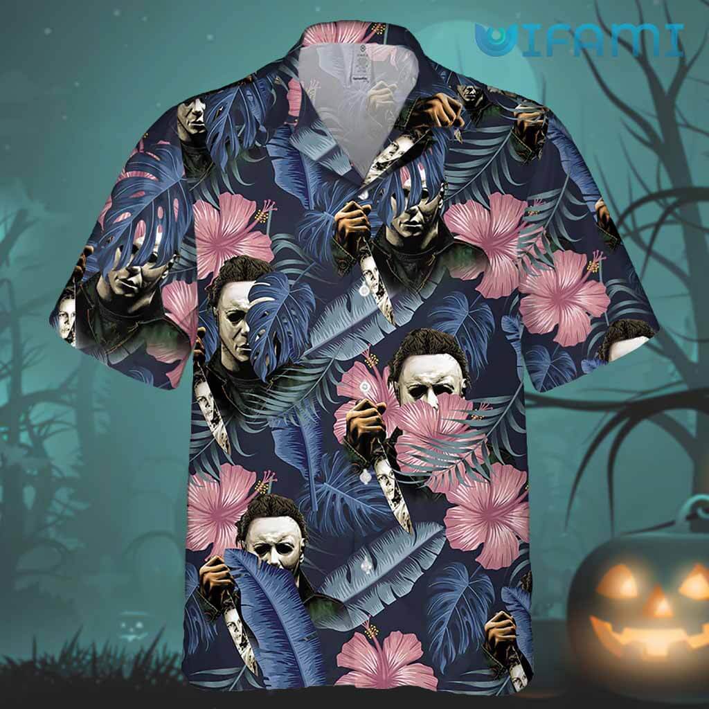 Halloween Michael Myers Tropical Hawaiian Shirt 1