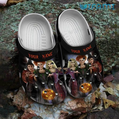Hocus Pocus Halloween Movie Gift Sanderson Sisters Crocs