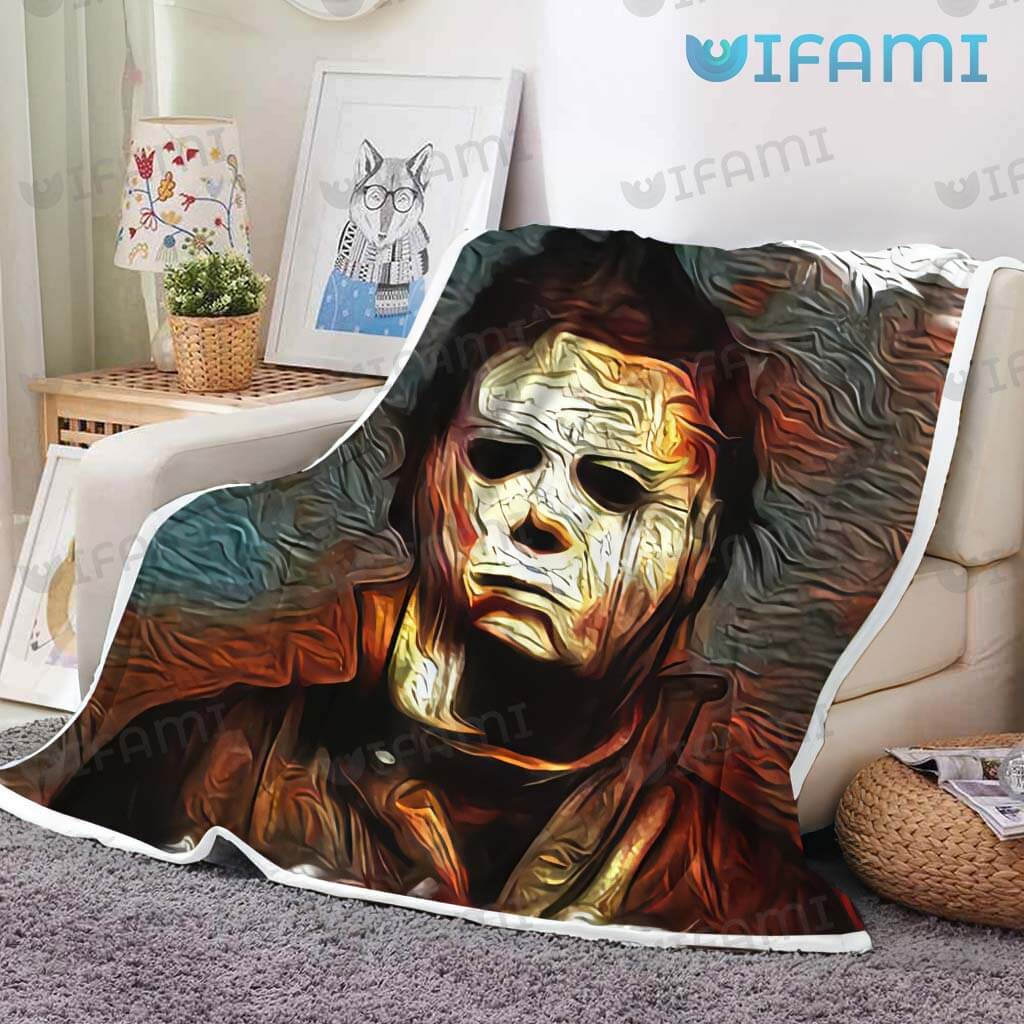 Michael Myers Art Horror Movie Blanket Halloween Gift 1