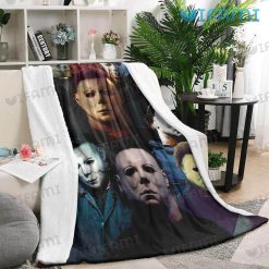 Michael Myers Faces Blanket For Halloween Horror Movie Fans 3