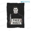 Michael Myers Free Hugs Blanket Funny Halloween Gift