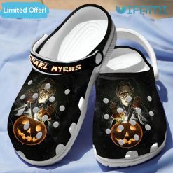 Michael Myers Horror Halloween Pumpkin Crocs 4
