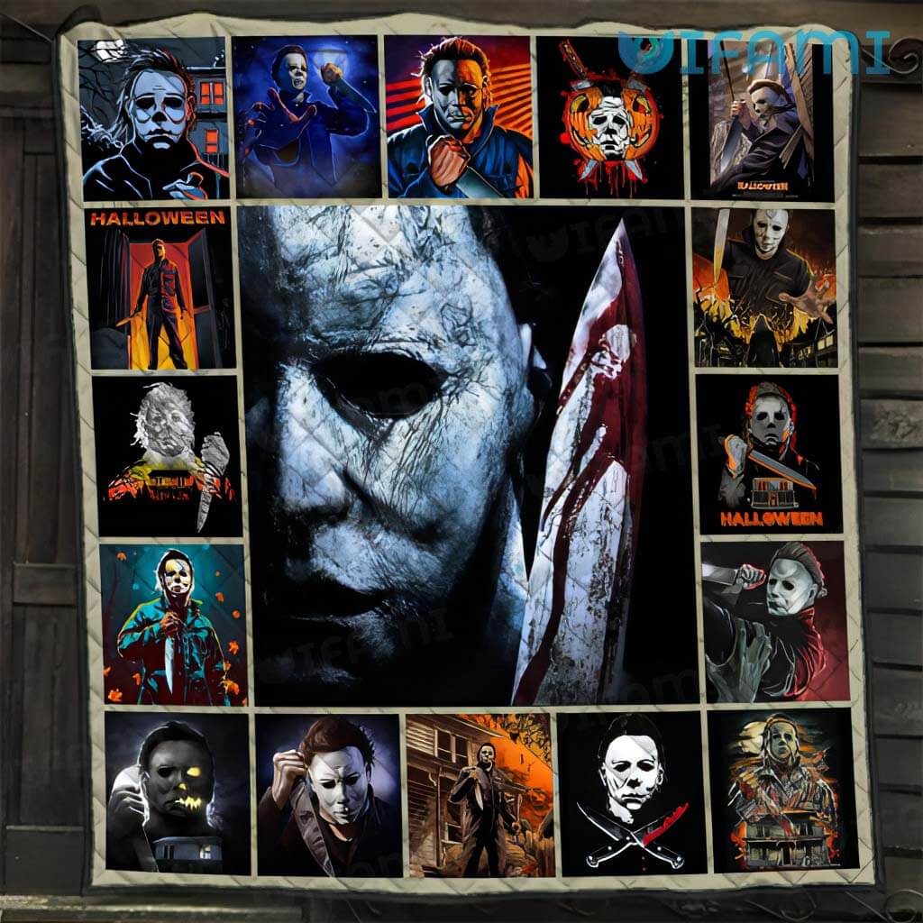 Michael Myers Horror Movie Gift Halloween Blanket 1