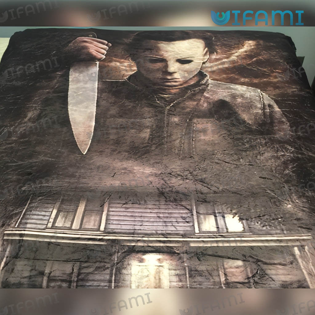 Michael Myers Horror Movie Serial Killer Halloween Blanket 1