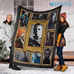Michael Myers Picture Frames Blanket For Halloween Horror Movie Fans 2