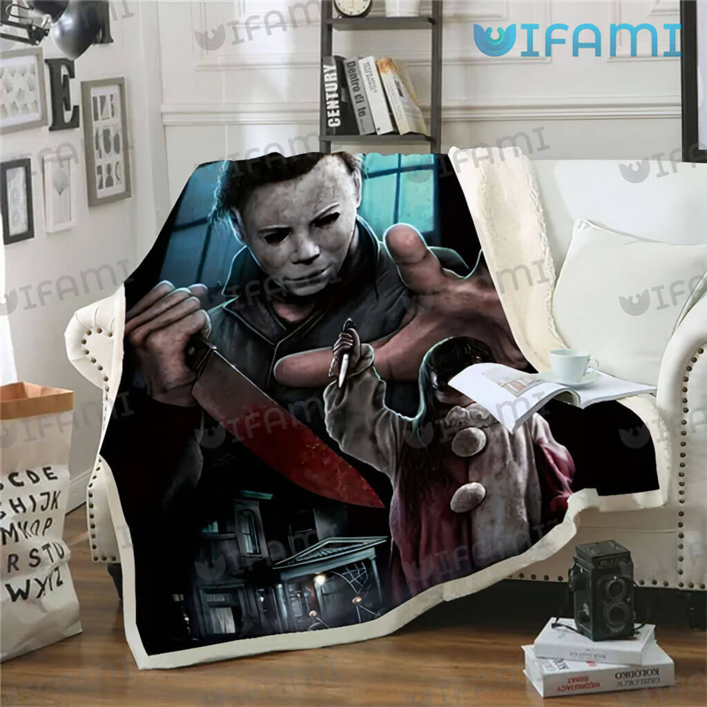 Michael Myers Serial Killer Blanket For Halloween Horror Movie Fan 1