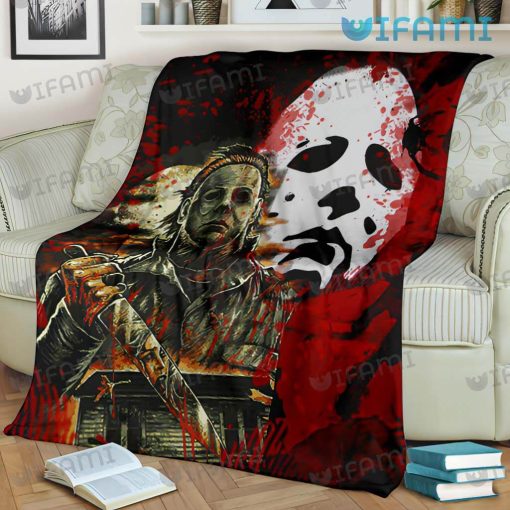 Michael Myers Serial Killer Blanket Halloween Gift For Horror Movie Fans