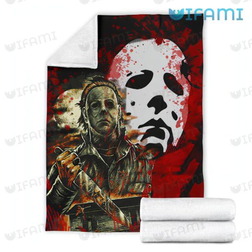 Michael Myers Serial Killer Blanket Halloween Gift For Horror Movie Fans