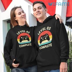 Retro 5 Year Anniversary Level 5th Complete T Shirt Gift For Couple 4