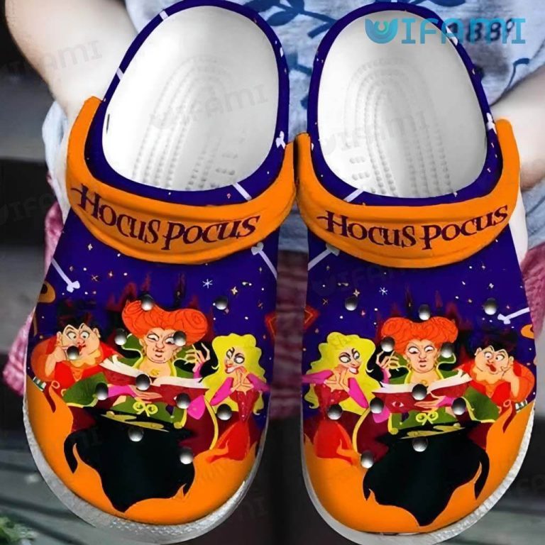 Sanderson Sisters Spellbook Crocs, Hocus Pocus Gift Personalized