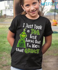 100 That Grinch DNA Test Shirt Xmas Kid Tshirt