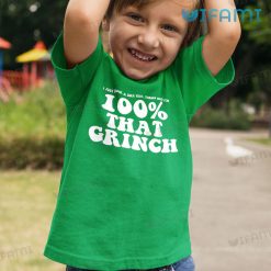 100 That Grinch Took DNA Test Shirt Christmas Kid Tshirt