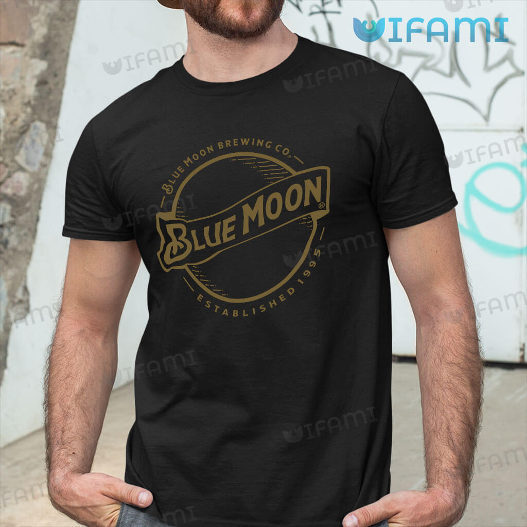 Black Blue Moon Beer Brewing Co Established 1995 Shirt Beer Lover Gift