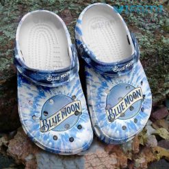 Blue Moon Beer Crocs Tie Dye Beer Lovers Gift