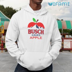 Busch Apple Shirt Red Logo Beer Lovers Gift