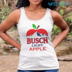 Busch Apple Shirt Red Logo Beer Lovers Tank Top