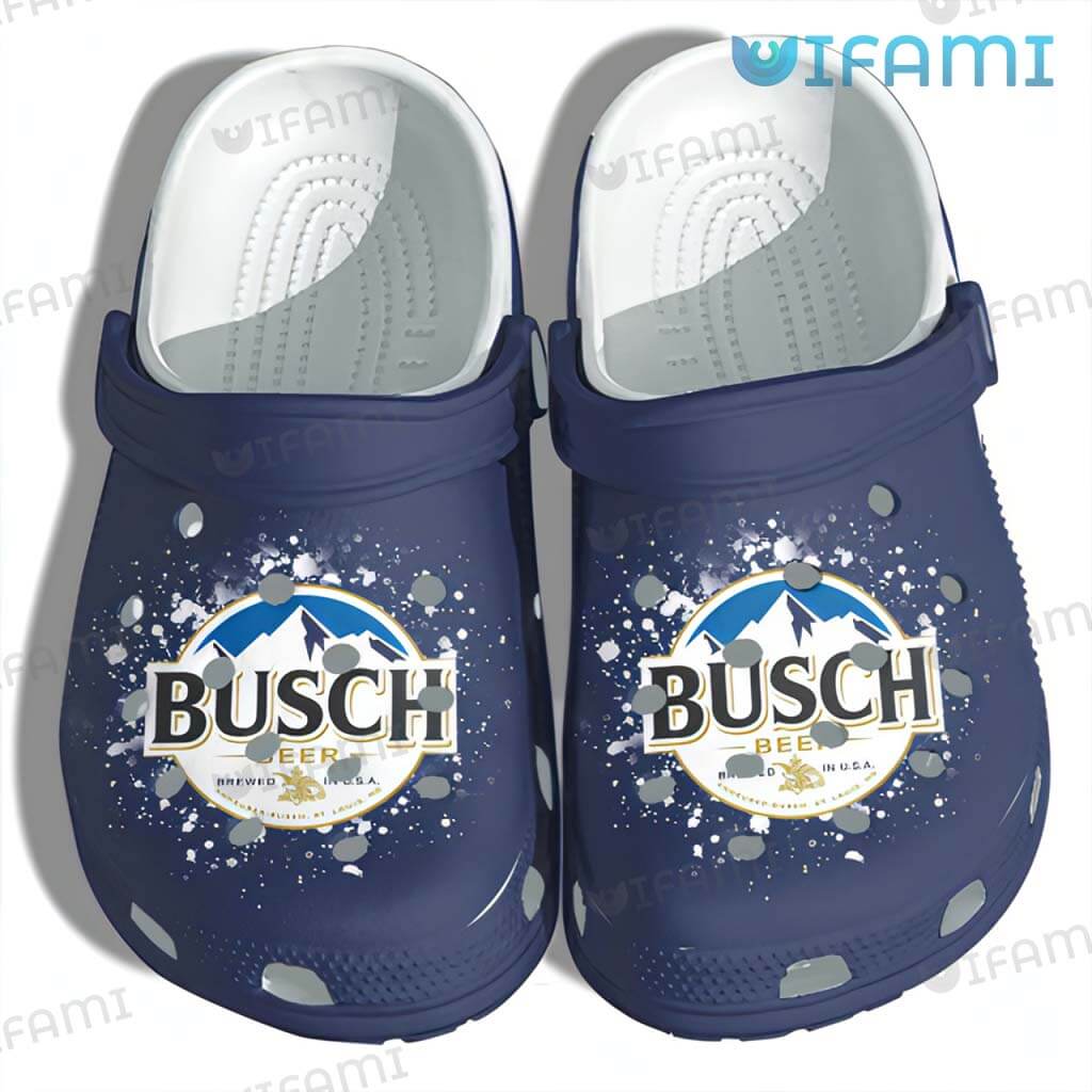 Busch Beer Crocs Logo Splash Effect Beer Lovers Gift