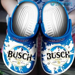 Busch Beer Crocs Paint Splash Effect Beer Lovers Gift