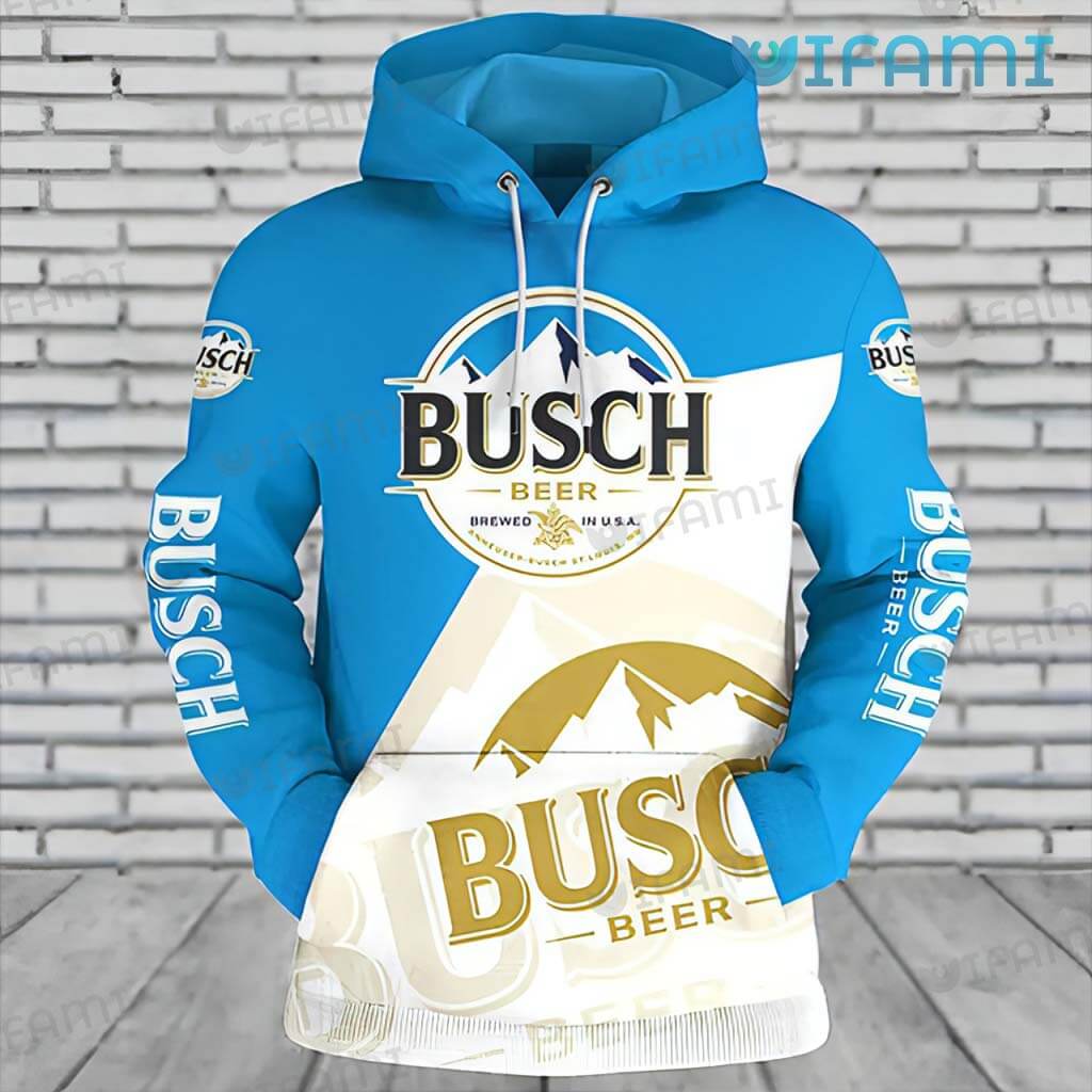 Classic Busch Beer Mountain Logo Hoodie Gift For Beer Lovers