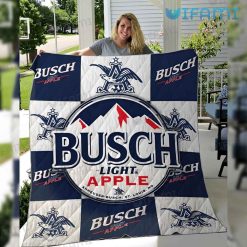 Busch Light Apple Blanket Budweiser Eagle Gift For Beer Lovers