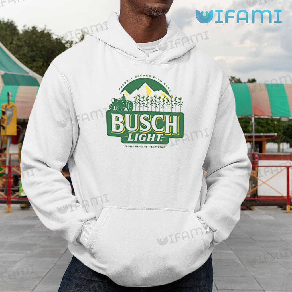 Busch Light Apple Hoodie For The Farmers Proudly Brewed With Corn Gift