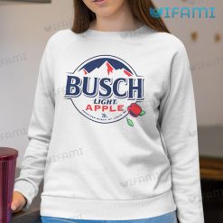 Busch Light Apple Shirt Mountains Logo Beer Lovers Sweatshirt