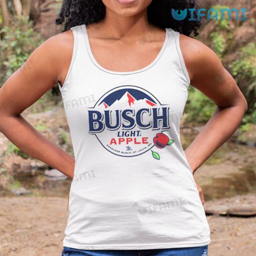 Busch Light Apple Shirt Mountains Logo Beer Lovers Gift