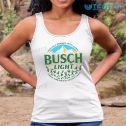 Busch Light Apple Shirt Proudly Brewed With Corn Tank Top