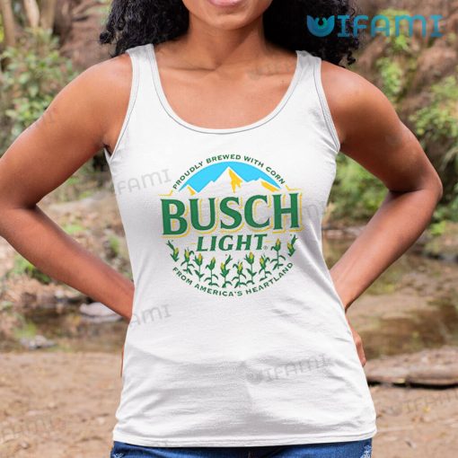 Busch Light Apple Shirt Proudly Brewed With Corn From America’s Heartland Gift