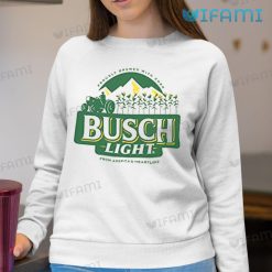 Busch Light Apple Sweatshirt For The Farmers Proudly Brewed With Corn Gift