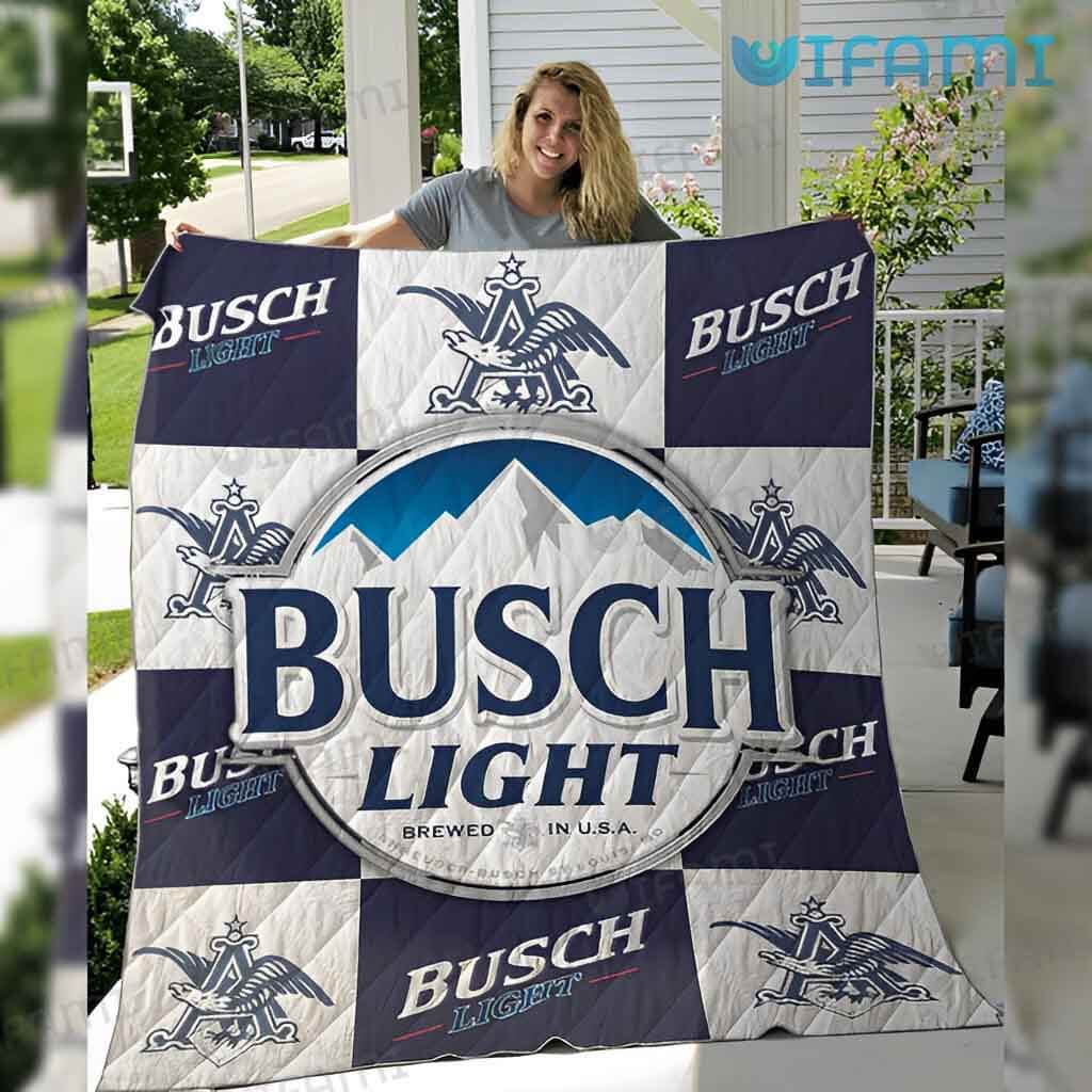 Cool Busch Light Budweiser Eagle Blanket Gift For Beer Lovers