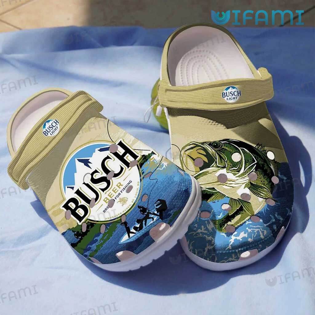 Busch Light Crocs Brewed For Fishing Beer Lovers Gift