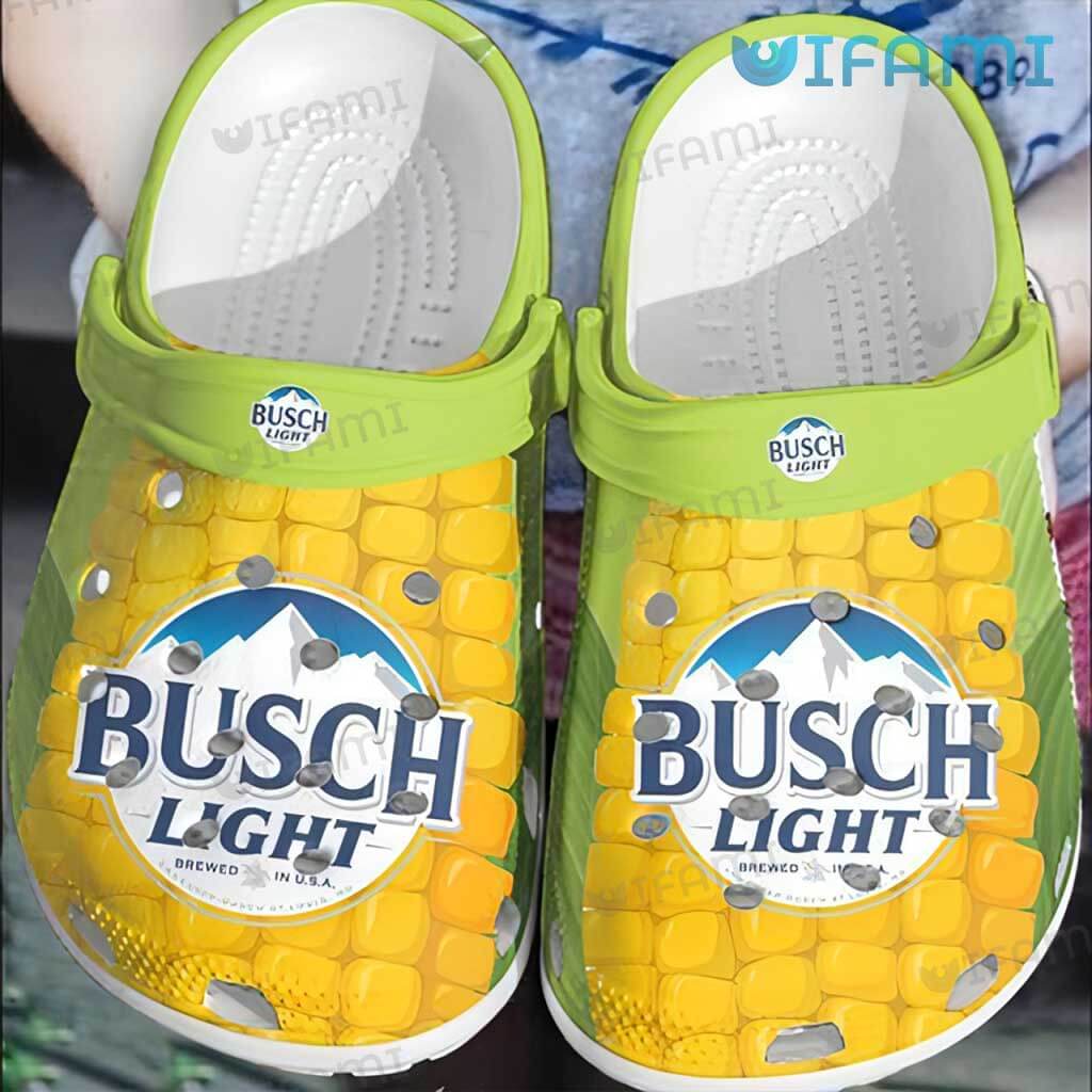 Busch Light Crocs Colorful Corn Beer Lovers Gift