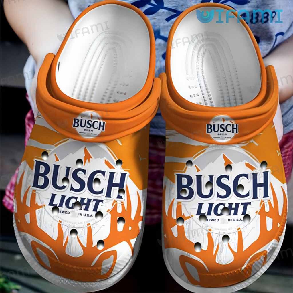 Busch Light Crocs Orange Deer Beer Lovers Gift