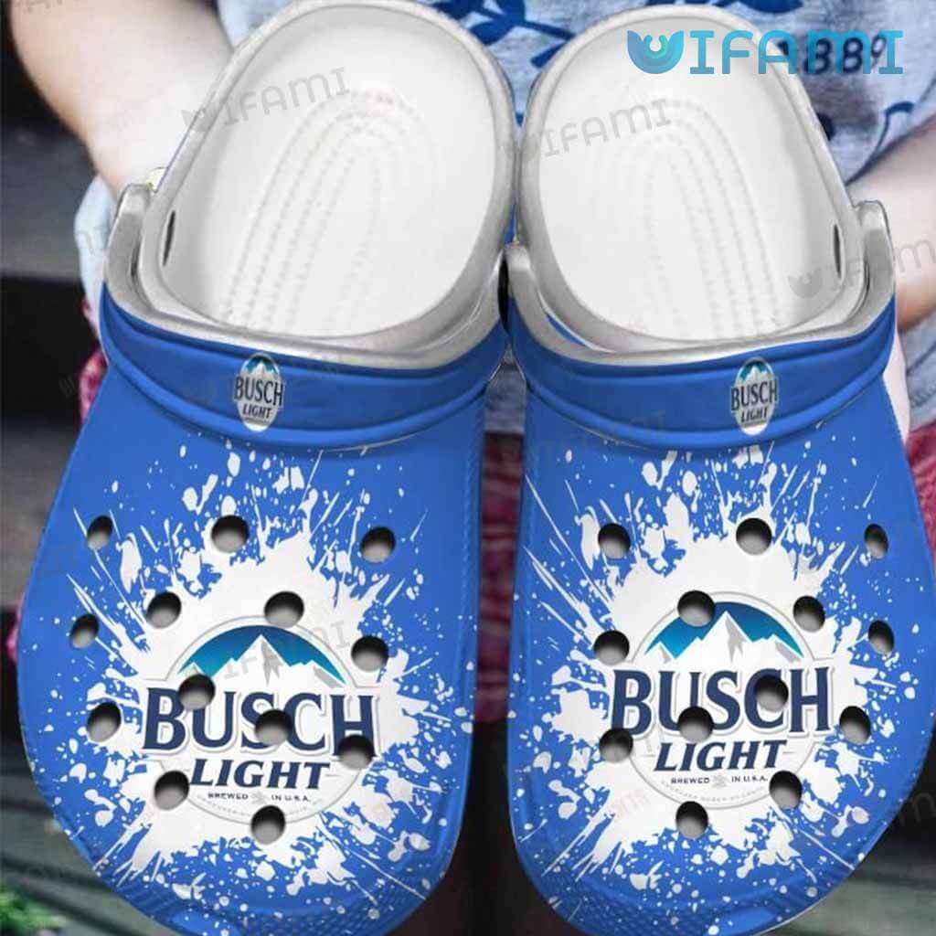 Busch Light Crocs Paint Splash Beer Lovers Gift