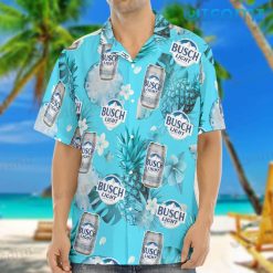 Busch Light Hawaiian Shirt Blue Pineapple Beer Lovers Gift